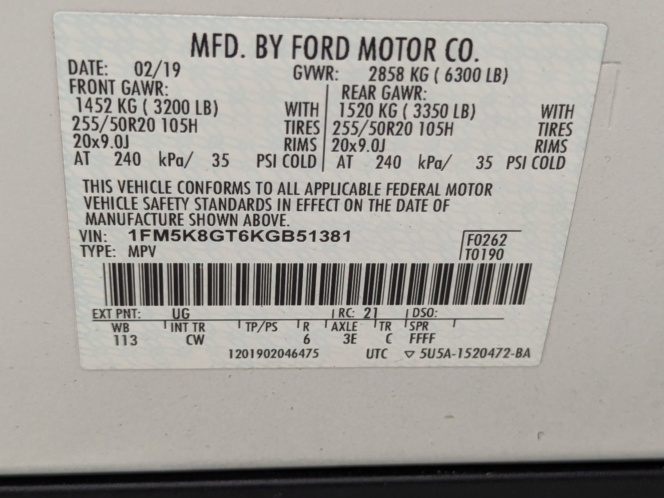 Used 2019 Ford Explorer Sport w/ Ford Safe & Smart Package image 18