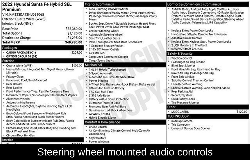 Used 2022 Hyundai Santa Fe SEL Premium w/ Cargo Package image 8
