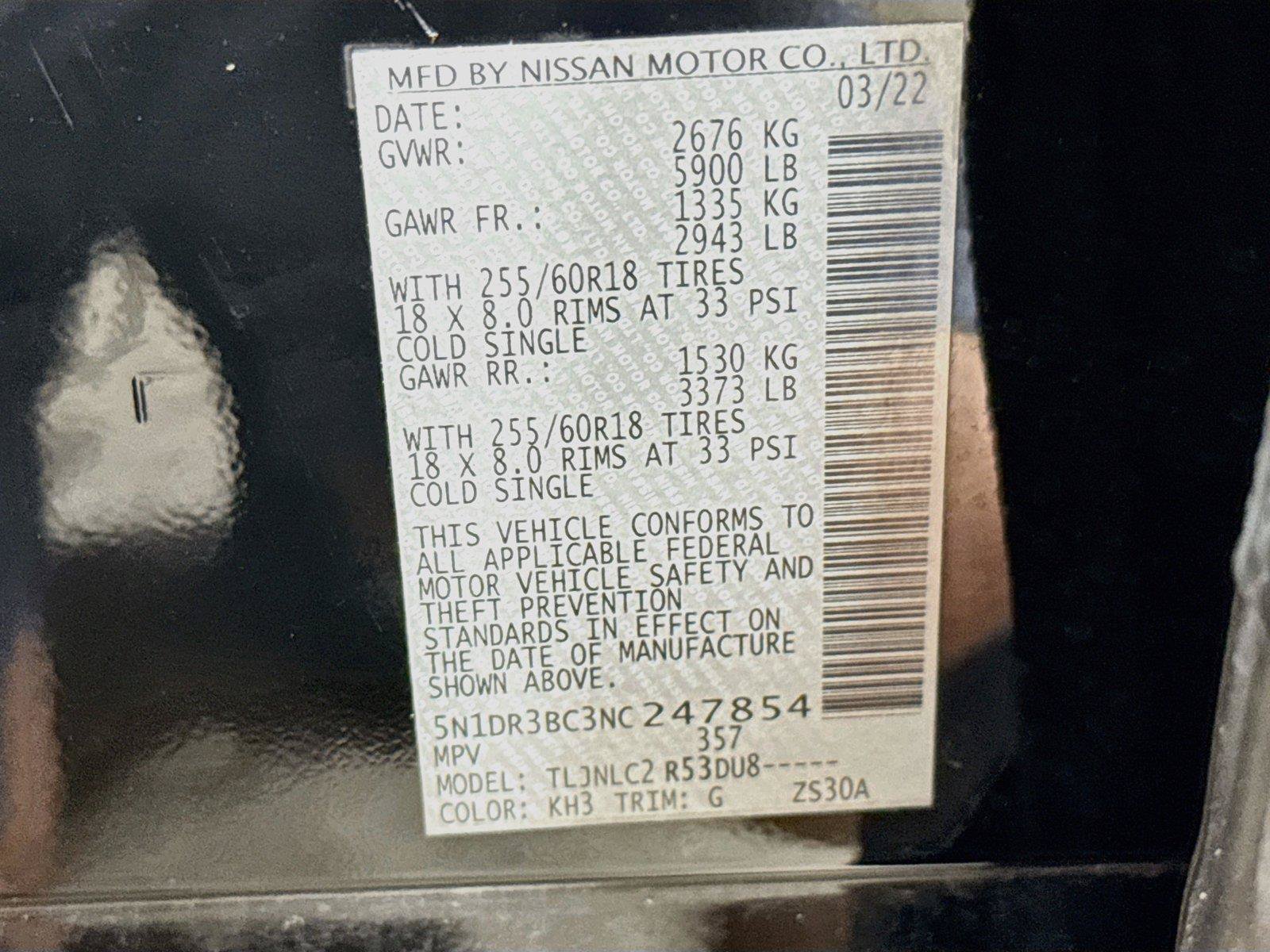 Used 2022 Nissan Pathfinder SV AWD/4WD image 20