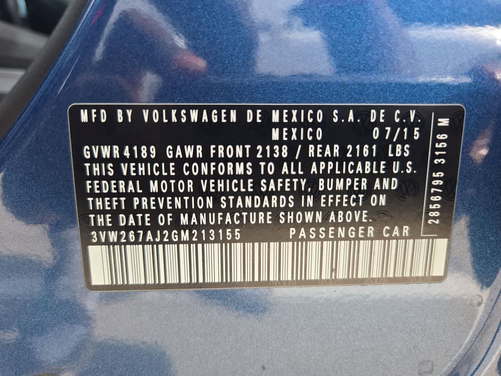 Used 2016 Volkswagen Jetta S FWD image 31