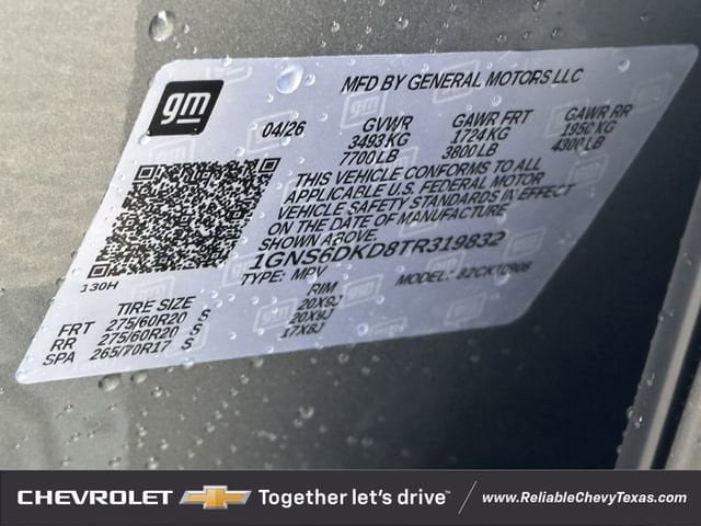 New 2026 Chevrolet Suburban Z71 w/ Comfort Package AWD/4WD image 28