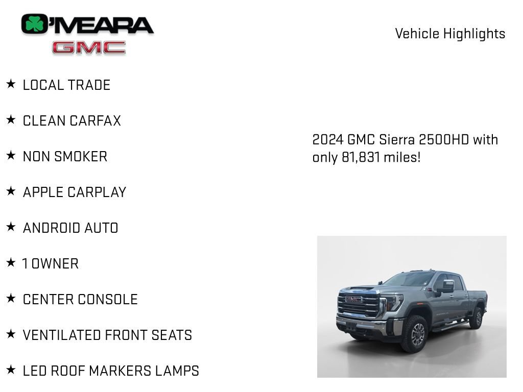 Used 2024 GMC Sierra 2500 SLT w/ SLT Premium Package AWD/4WD image 8