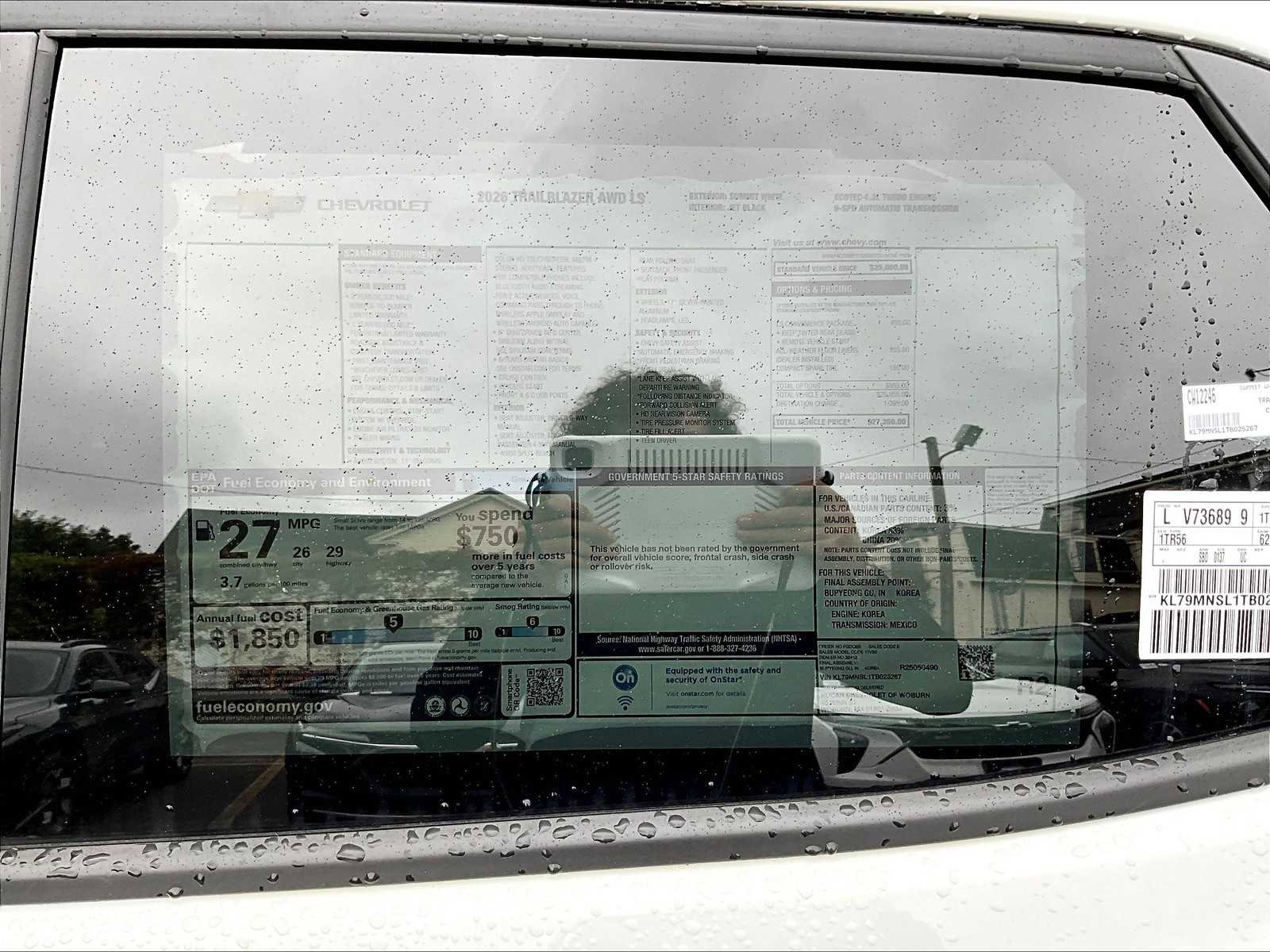 New 2026 Chevrolet TrailBlazer LS w/ LS Convenience Package image 18