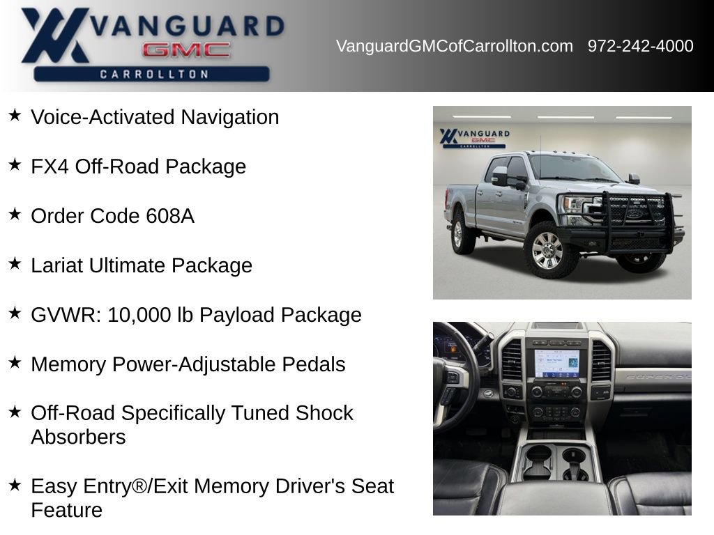 Used 2021 Ford F250 Lariat w/ Lariat Ultimate Package AWD/4WD image 6
