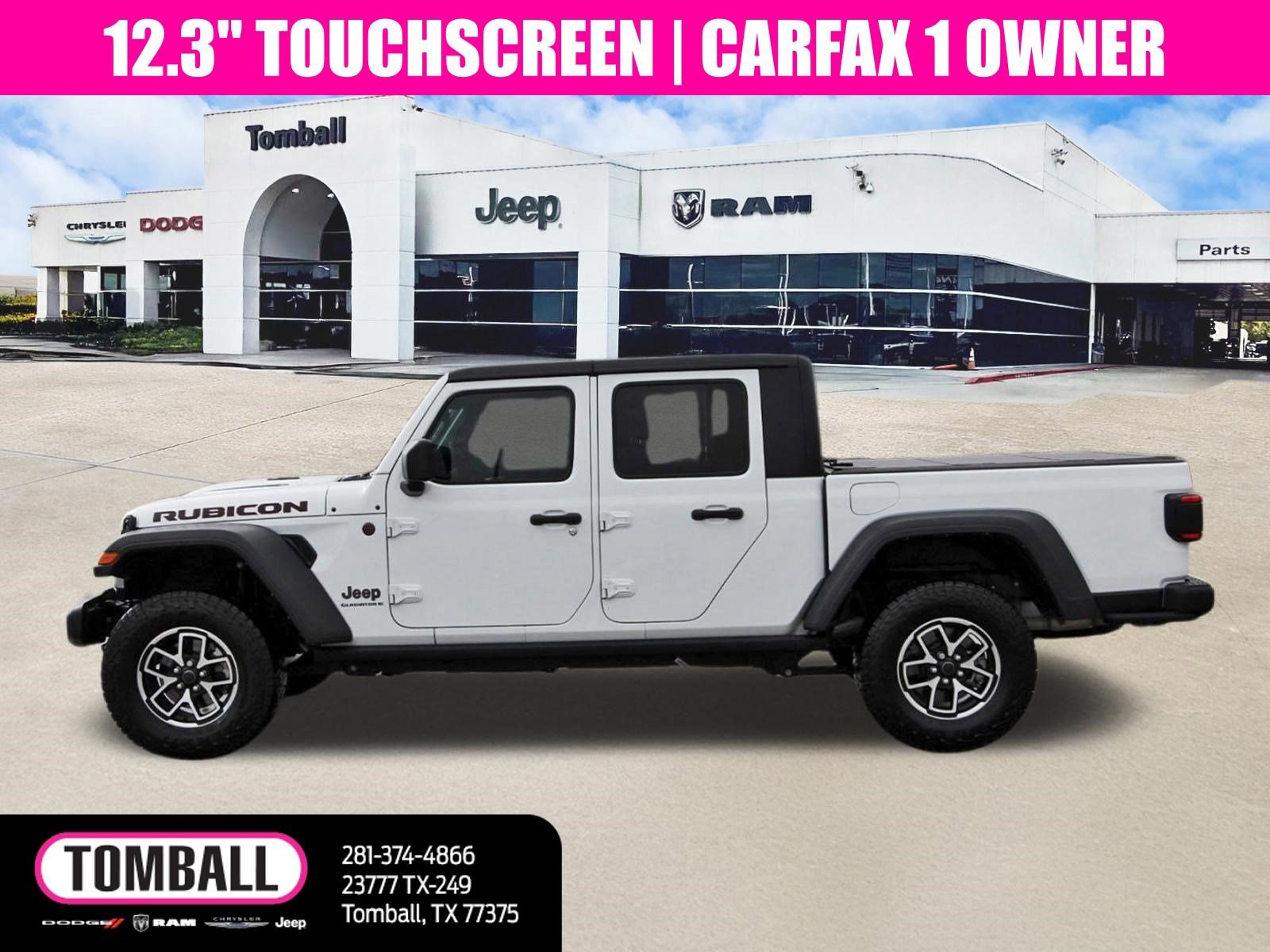 Used 2024 Jeep Gladiator Rubicon w/ Technology Group AWD/4WD image 4