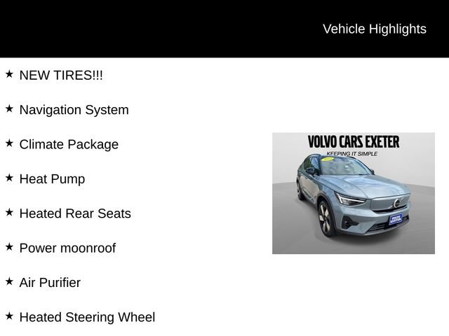 Certified 2023 Volvo XC40 Recharge Plus w/ Protection Package Premier AWD/4WD image 5