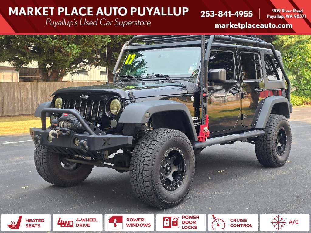 Used 2017 Jeep Wrangler Unlimited Sport w/ Quick Order Package 24S AWD/4WD image 1