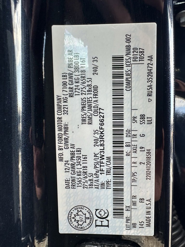 Used 2024 Ford F150 XLT w/ Equipment Group 302A MID image 16