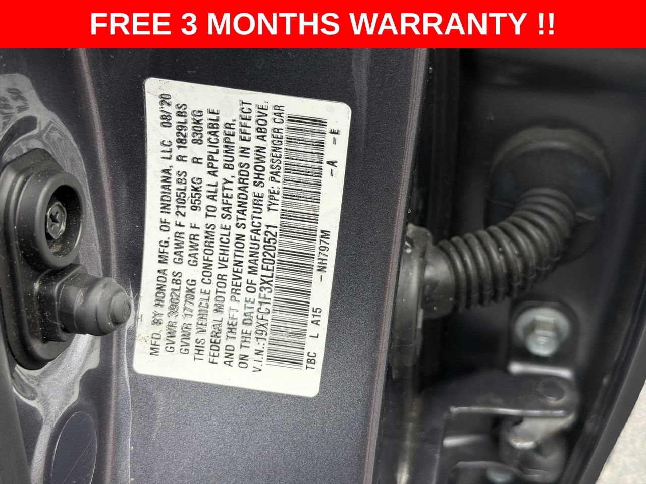 Used 2020 Honda Civic EX image 24