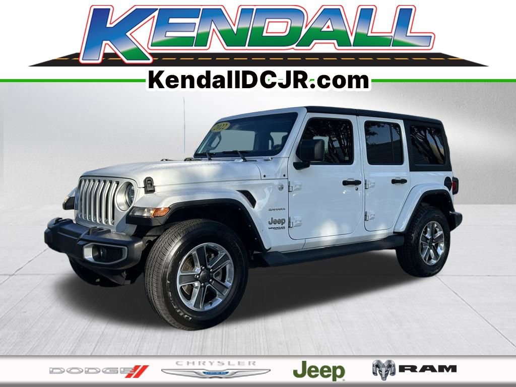 Used 2022 Jeep Wrangler Unlimited Sahara AWD/4WD image 1