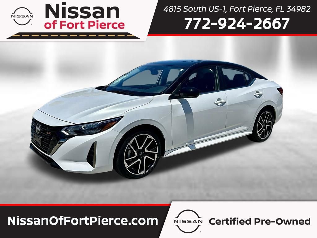 Certified 2025 Nissan Sentra SR w/ SR Premium Package FWD image 1