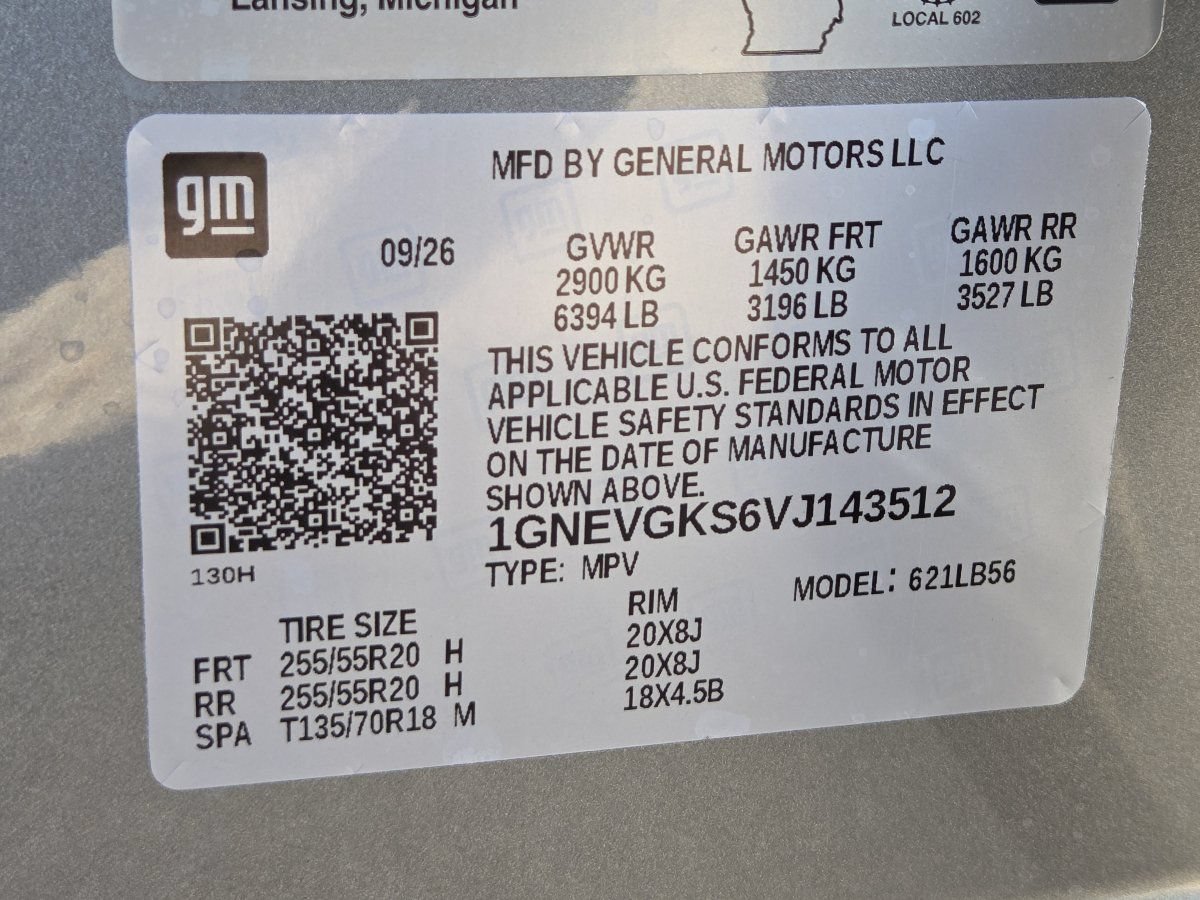 New 2027 Chevrolet Traverse LT w/ Sun and Wheel Package AWD/4WD image 41