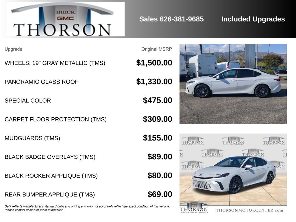 Used 2025 Toyota Camry XSE FWD image 6