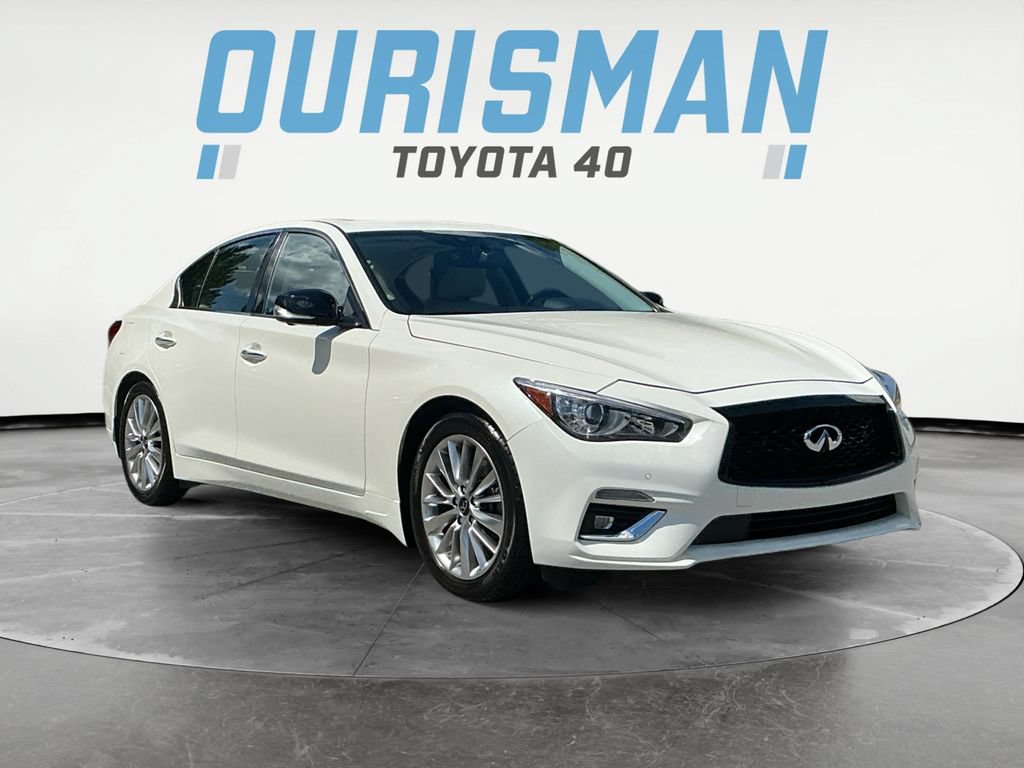 Used 2021 INFINITI Q50 Luxe w/ Seat & Sound Package