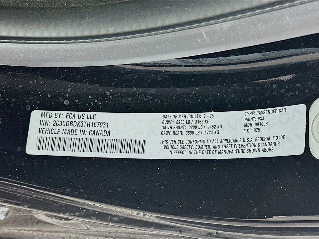 New 2026 Dodge Charger Daytona Scat Pack w/ Track Package image 18