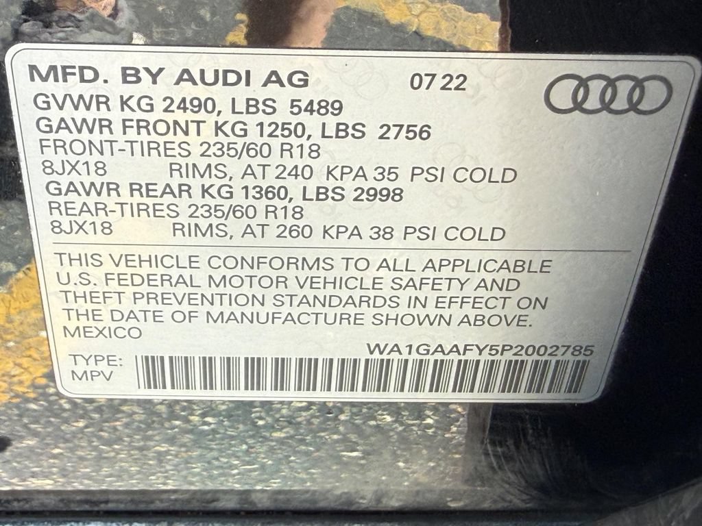 Used 2023 Audi Q5 2.0T Premium w/ Convenience Package AWD/4WD image 23