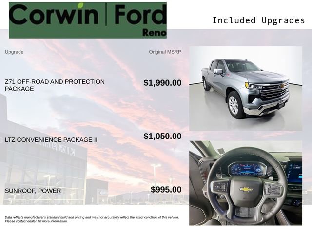 Used 2025 Chevrolet Silverado 1500 LTZ AWD/4WD image 3