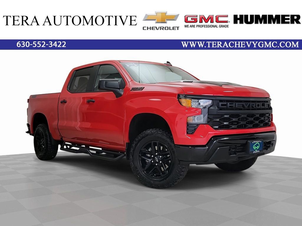 Certified 2024 Chevrolet Silverado 1500 Custom Trail Boss w/ Dark Appearance Package