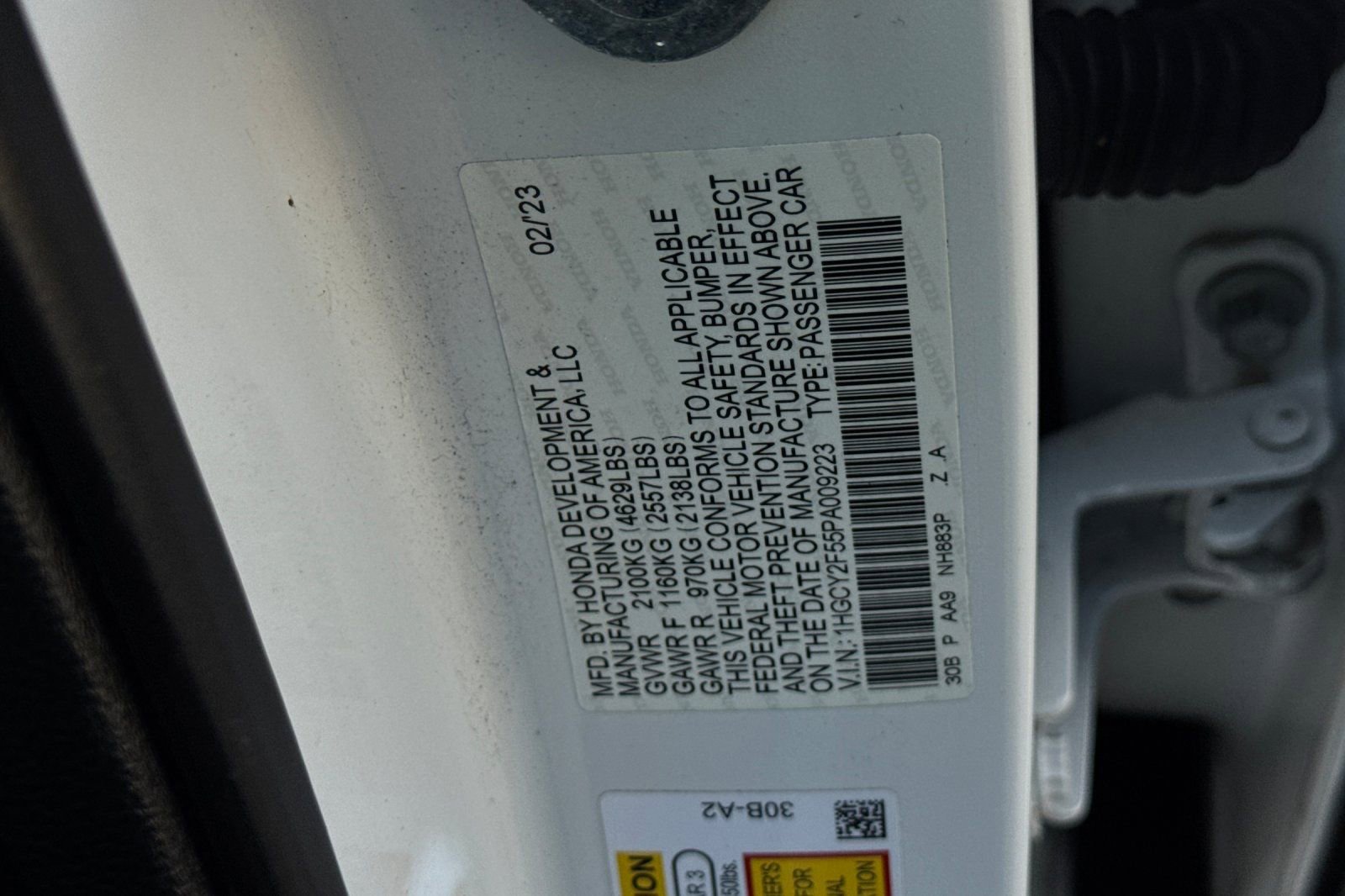 Certified 2023 Honda Accord Sport image 27