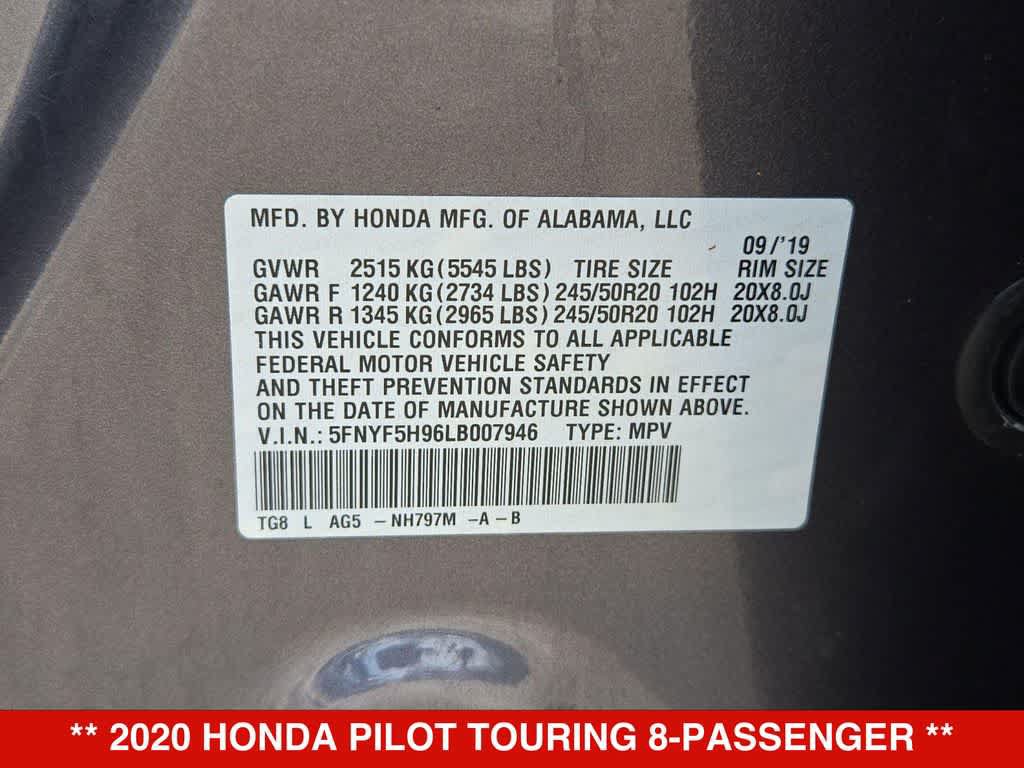 Used 2020 Honda Pilot Touring image 35