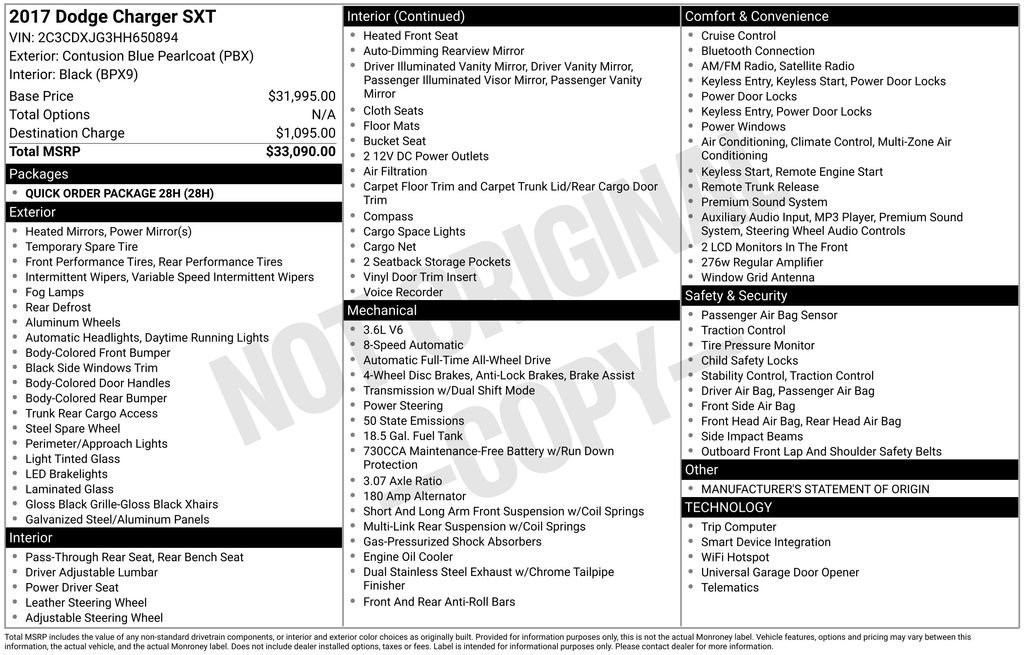 Used 2017 Dodge Charger SXT image 3