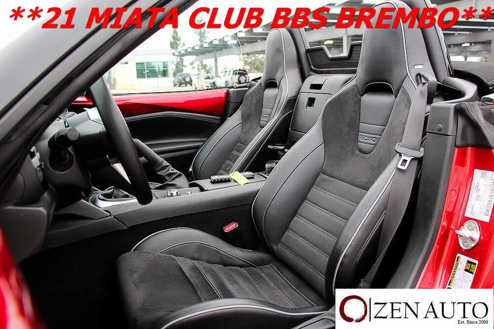 Used 2021 MAZDA MX-5 Miata Club w/ Brembo/BBS Recaro Package image 26