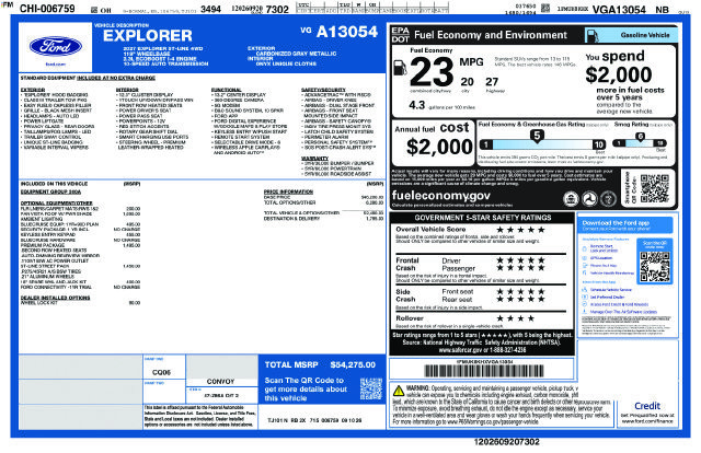 New 2027 Ford Explorer ST-Line w/ Premium Package AWD/4WD image 4