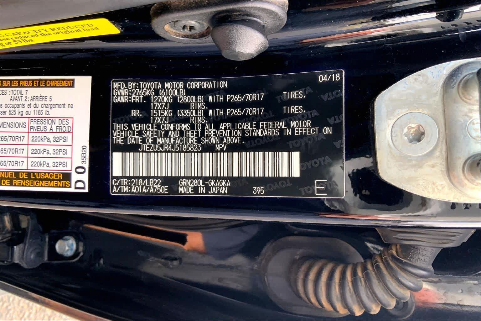 Used 2018 Toyota 4Runner SR5 Premium RWD image 37
