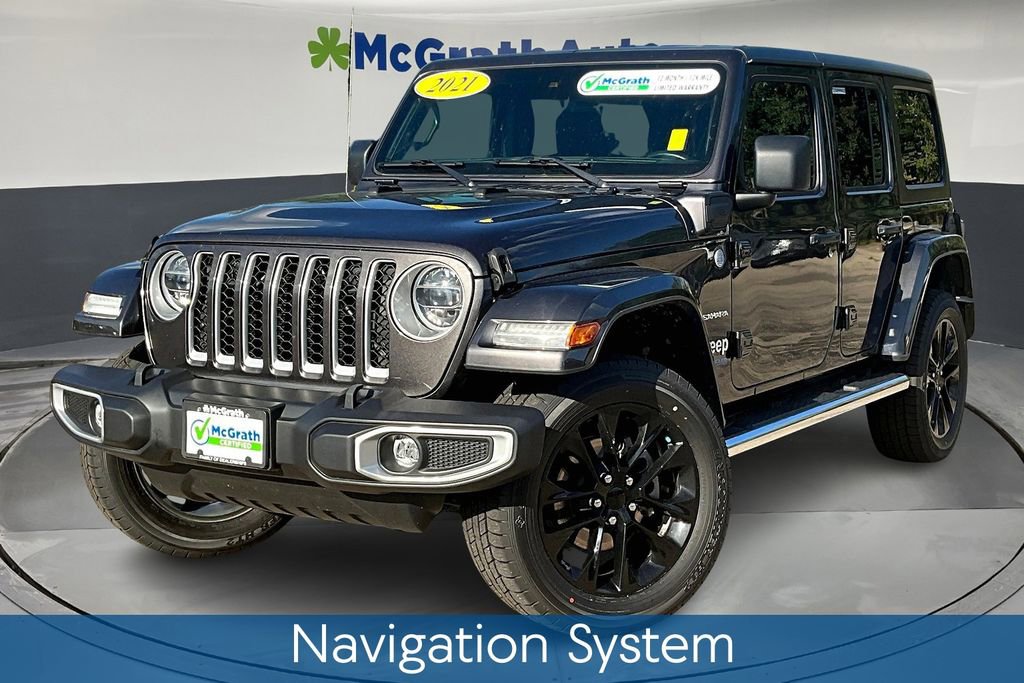 Used 2021 Jeep Wrangler Unlimited Sahara w/ Cold Weather Group image 3