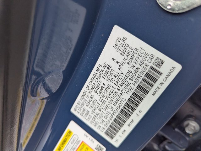 Certified 2025 Honda Civic Sport image 31