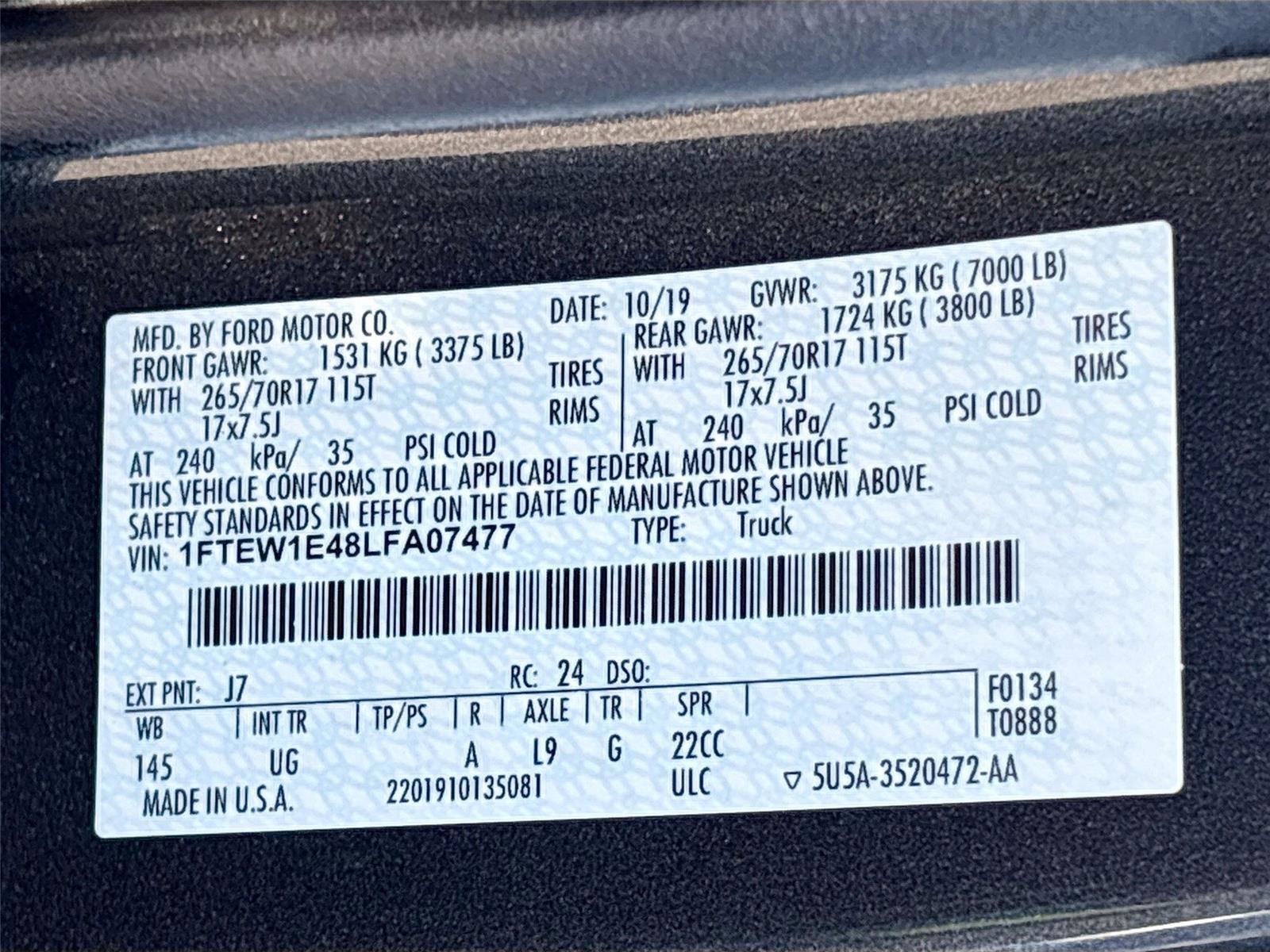 Used 2020 Ford F150 XLT image 32