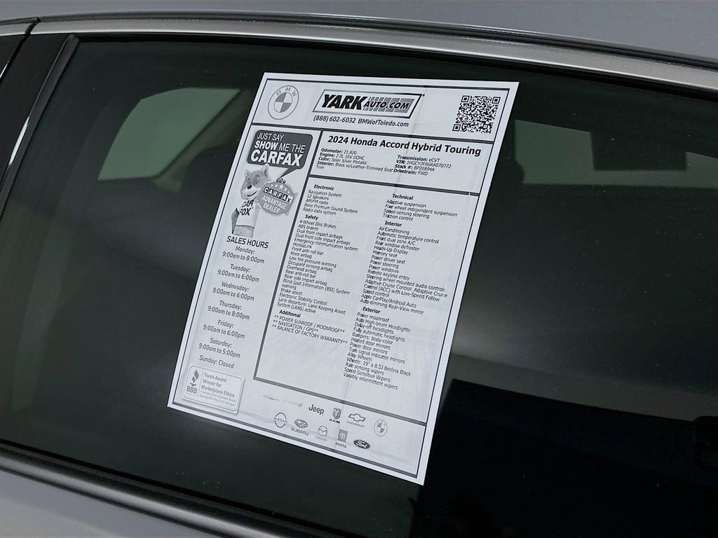 Used 2024 Honda Accord Touring image 12