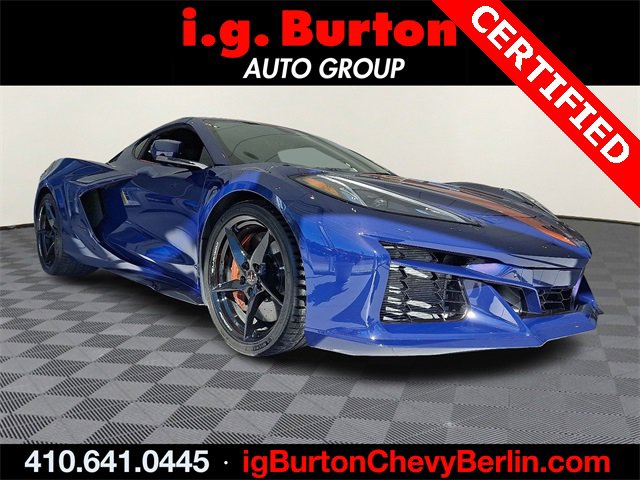 Certified 2025 Chevrolet Corvette E-Ray w/ Stealth Interior Trim Package