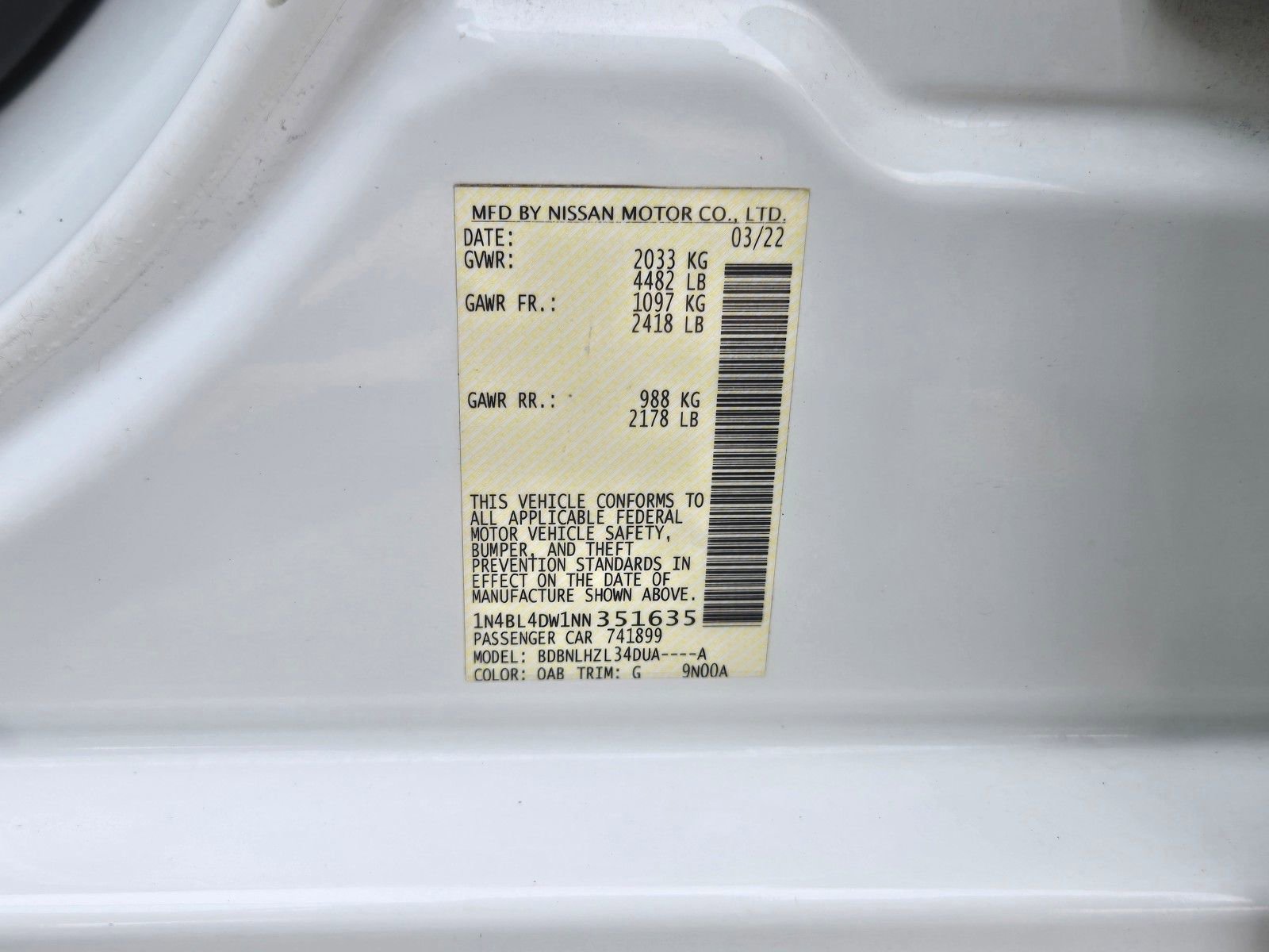 Used 2022 Nissan Altima 2.5 SV image 24