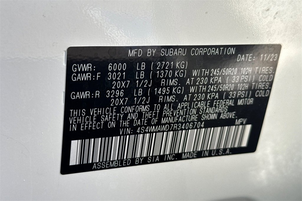 Certified 2024 Subaru Ascent Touring image 36