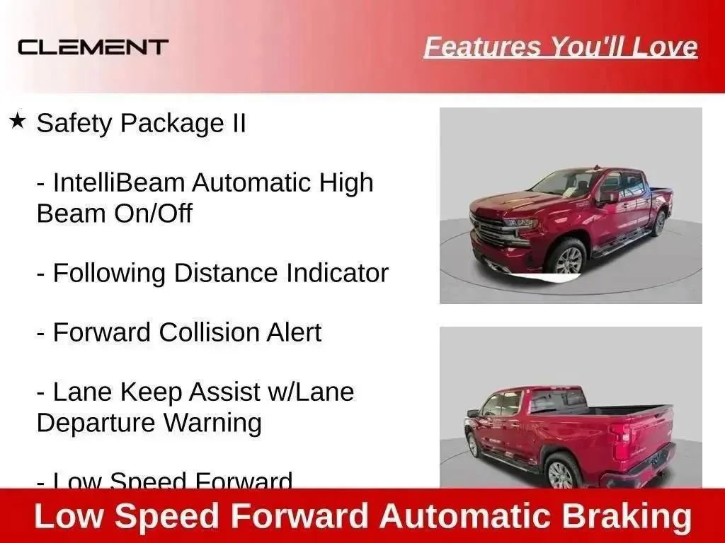 Used 2019 Chevrolet Silverado 1500 High Country w/ Technology Package AWD/4WD image 80