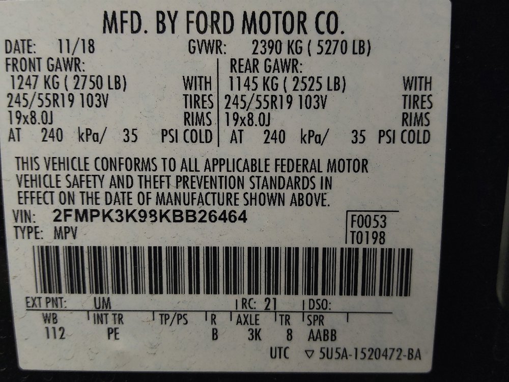 Used 2019 Ford Edge Titanium w/ Equipment Group 301A FWD image 33