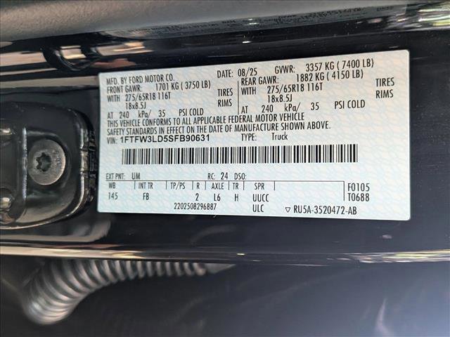 New 2025 Ford F150 XLT w/ Equipment Group 302A MID image 16