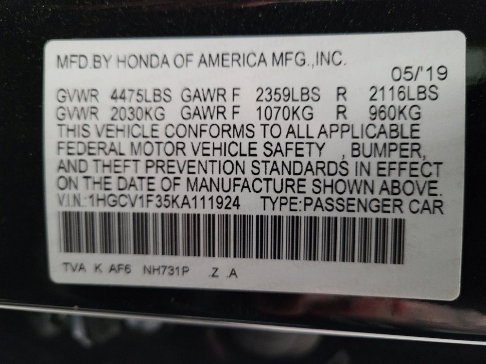 Used 2019 Honda Accord Sport image 33