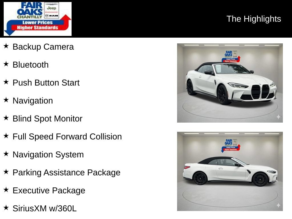 Used 2022 BMW M4 xDrive Competition w/ Executive Package AWD/4WD image 2