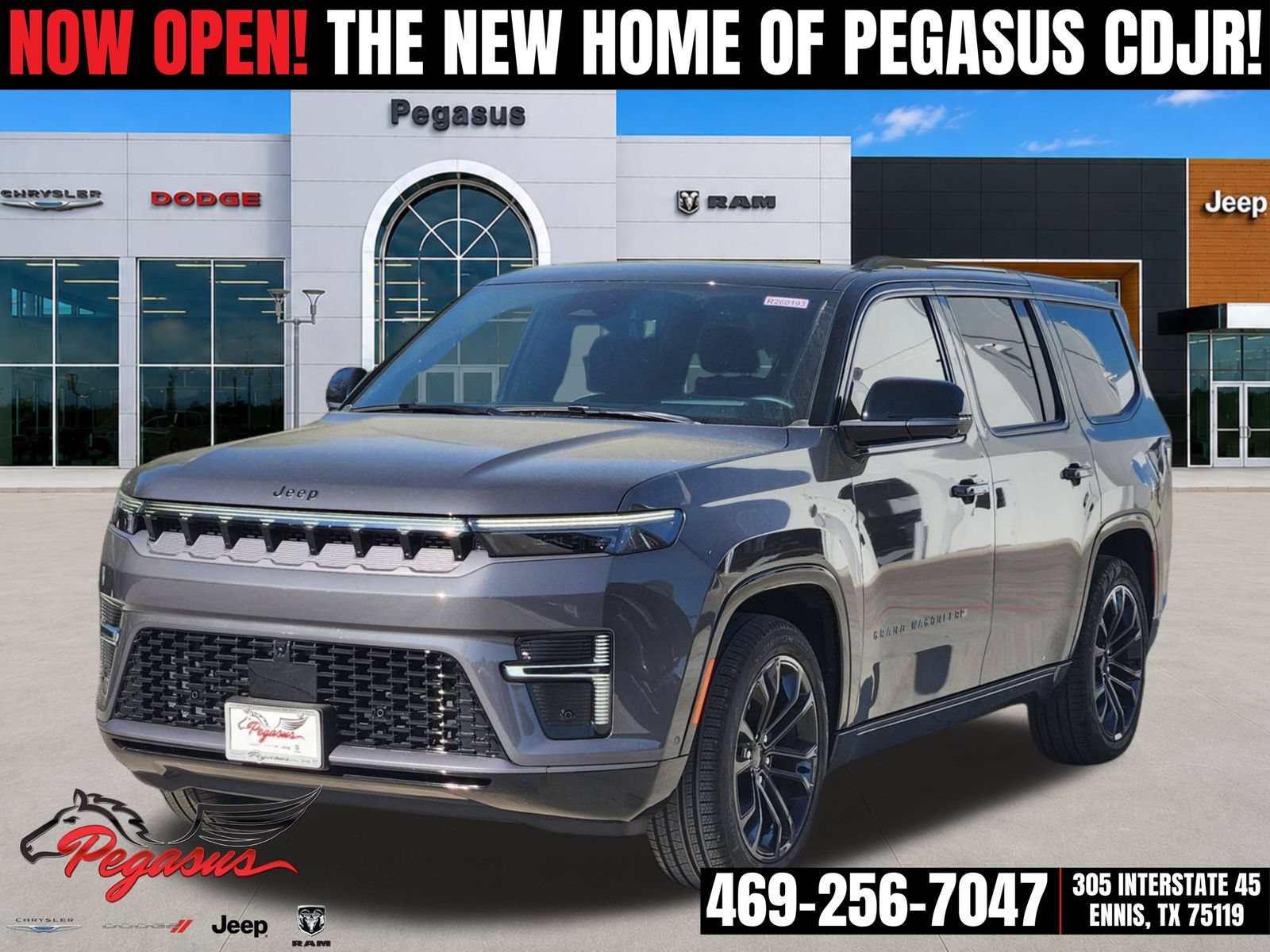 New 2026 Jeep Grand Wagoneer Summit w/ Rear Seat Video Group I AWD/4WD image 2