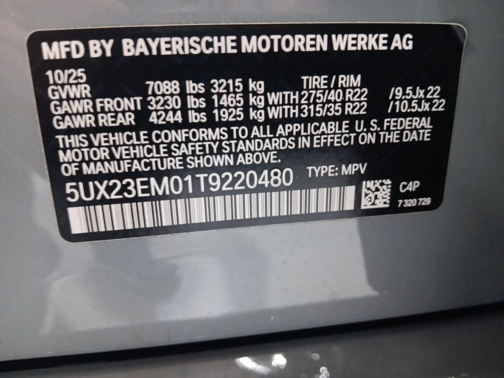 Certified 2026 BMW X7 xDrive40i w/ M Sport Package AWD/4WD image 3