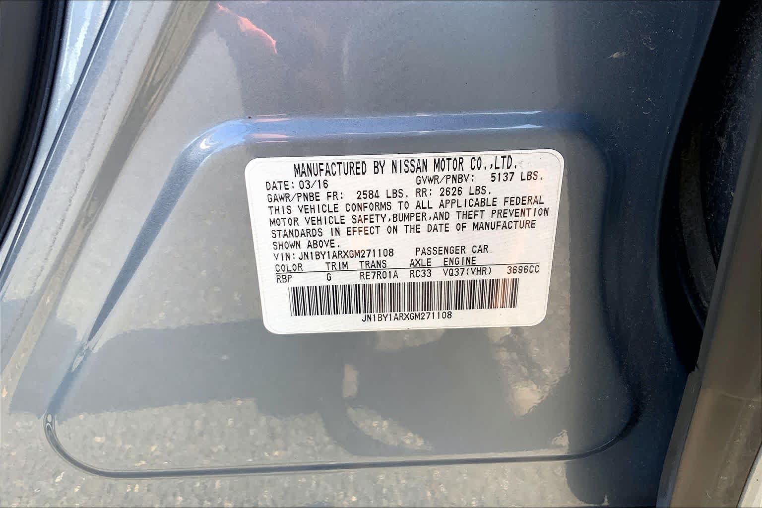Used 2016 INFINITI Q70 3.7 AWD/4WD image 37