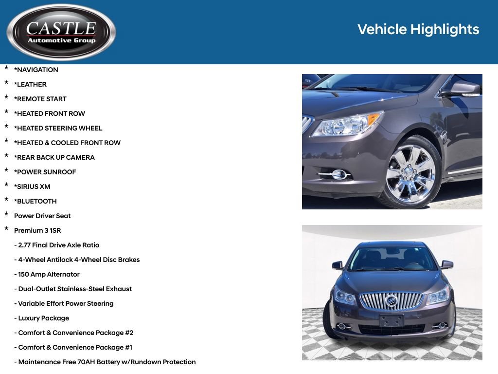 Used 2012 Buick LaCrosse Premium FWD image 3