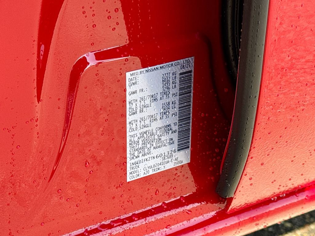 New 2026 Nissan Frontier PRO-4X w/ Pro Premium Package image 32