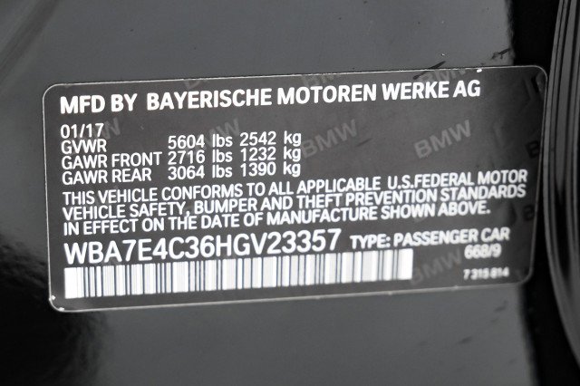 Used 2017 BMW 740i xDrive AWD SUNROOF LEATHER HEATED SEA image 54