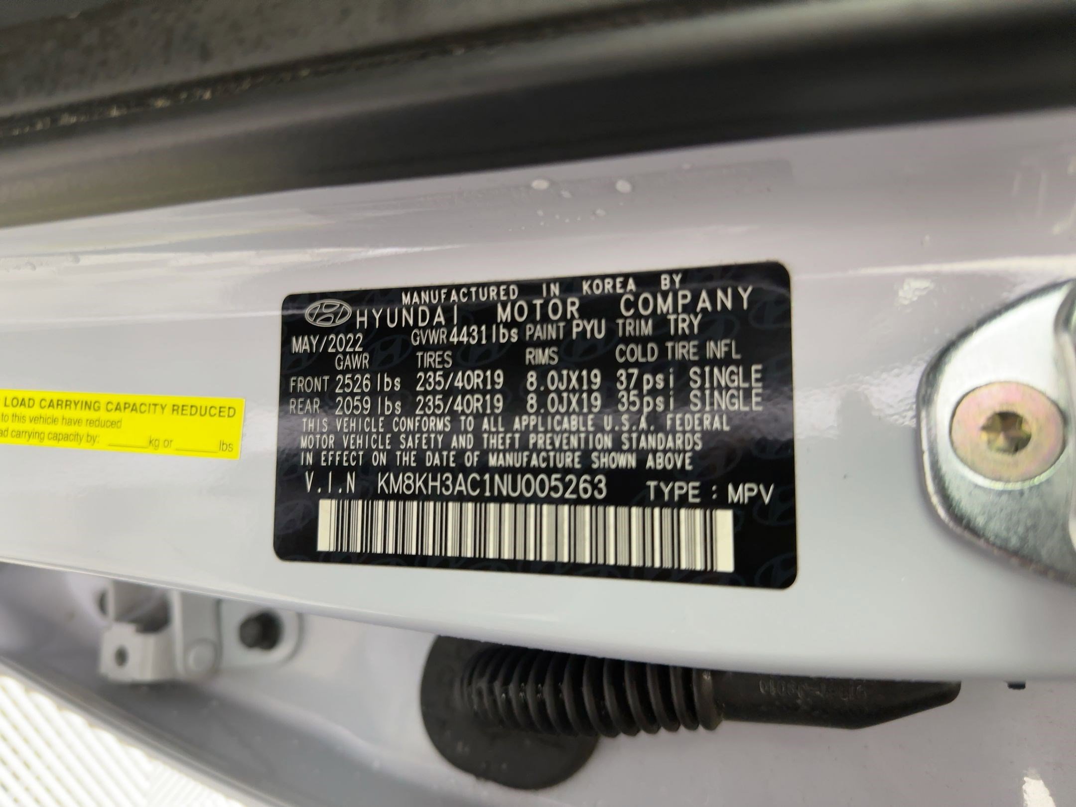 Used 2022 Hyundai Kona N FWD w/ Cargo Package image 16