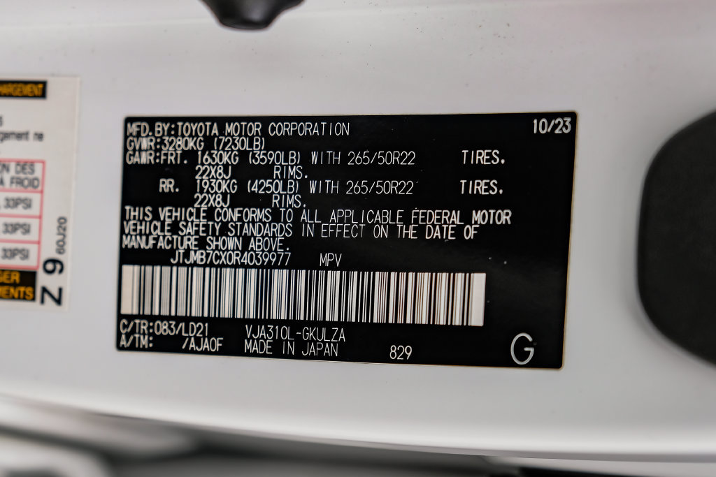 Used 2024 Lexus LX 600 F Sport AWD/4WD image 74