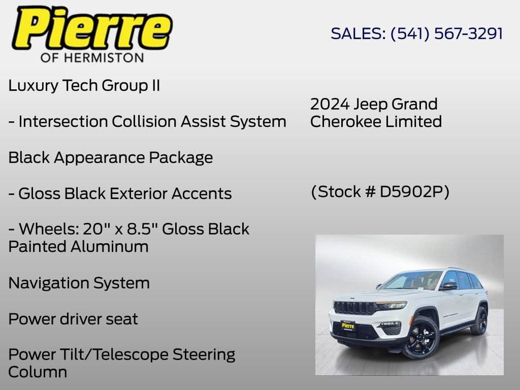 Used 2024 Jeep Grand Cherokee Limited w/ Luxury Tech Group II AWD/4WD image 18