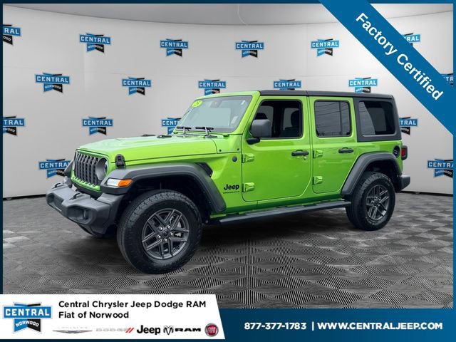 Certified 2025 Jeep Wrangler Sport S